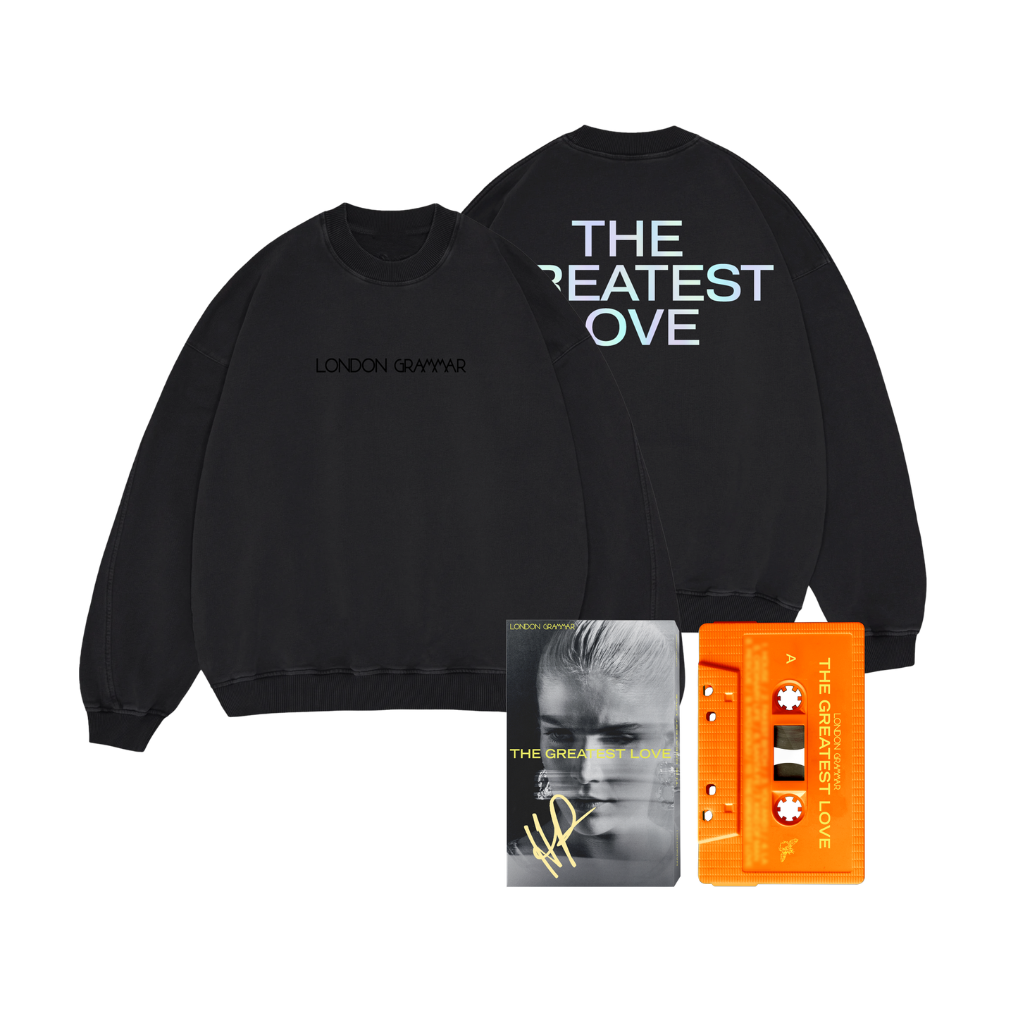 The Greatest Love | Foil Black Sweatshirt + Choice of Signed Format