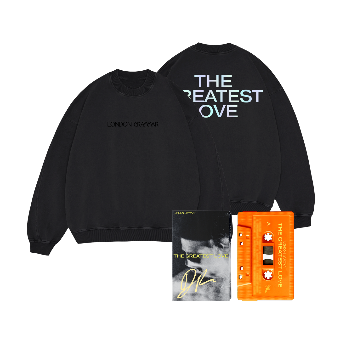 The Greatest Love | Foil Black Sweatshirt + Choice of Signed Format