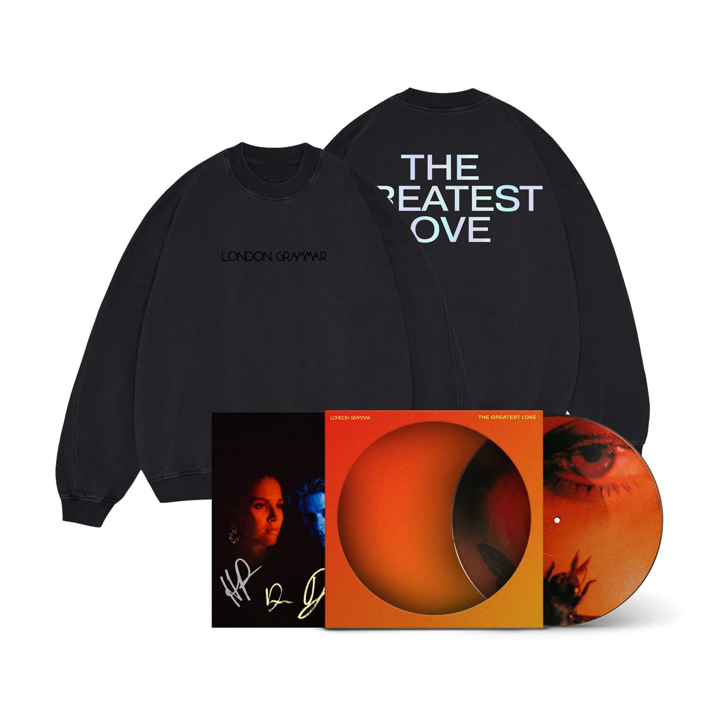 The Greatest Love | Foil Black Sweatshirt + Choice of Signed Format