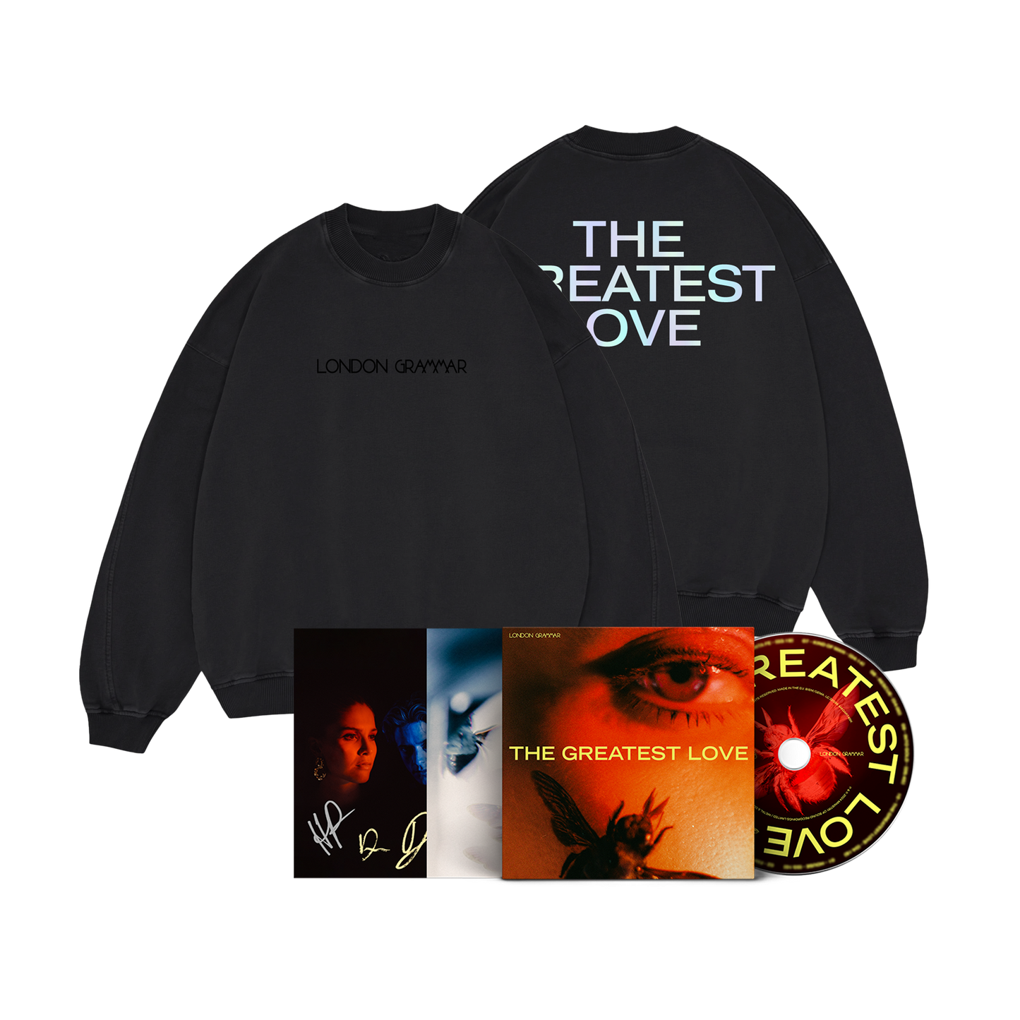 The Greatest Love | Foil Black Sweatshirt + Choice of Signed Format