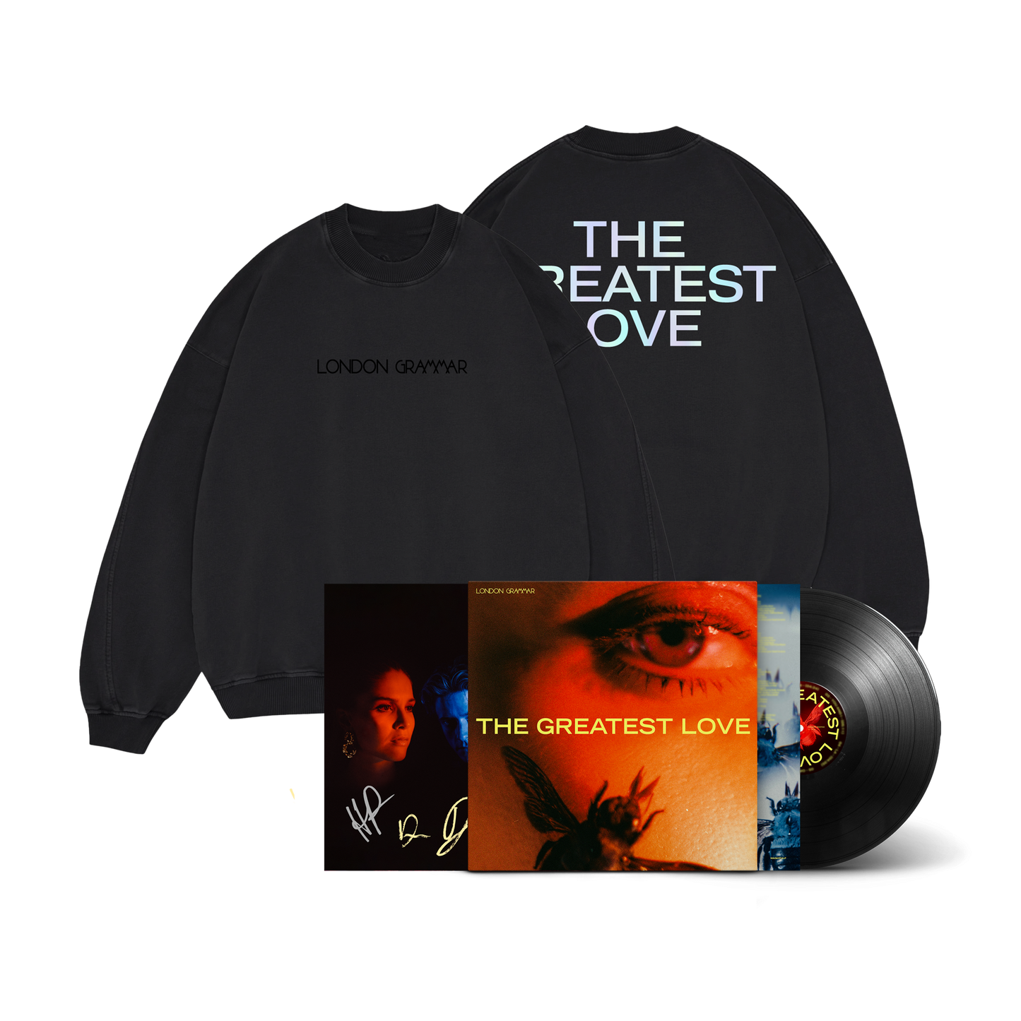 The Greatest Love | Foil Black Sweatshirt + Choice of Signed Format