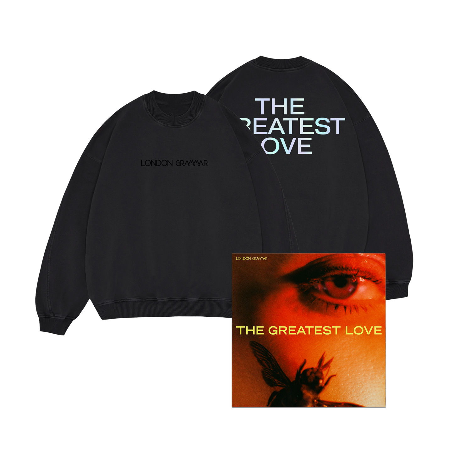 The Greatest Love | Foil Black Sweatshirt + Choice of Signed Format