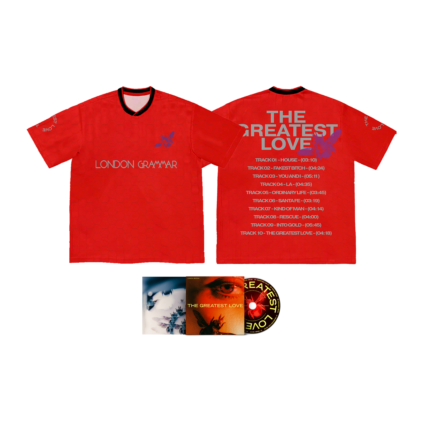 The Greatest Love | Red Football Shirt + Choice of Format