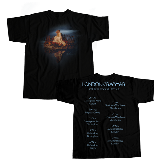 Album Cover UK Tour T-Shirt (Black)